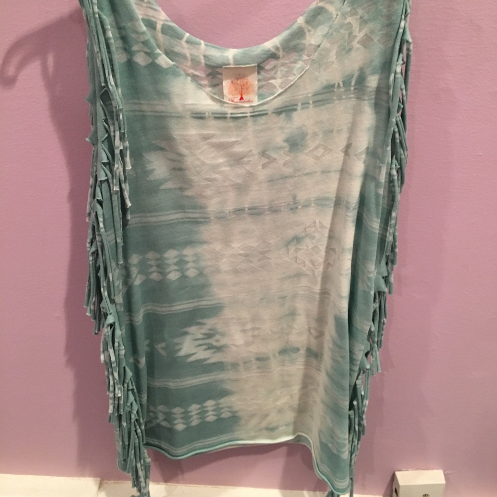 Fringe tank top